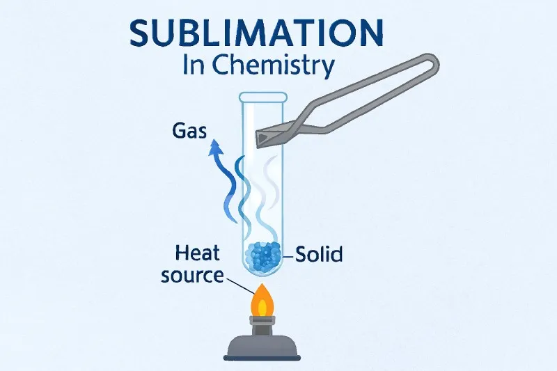 Sublimation: The direct change of state from solid to gas