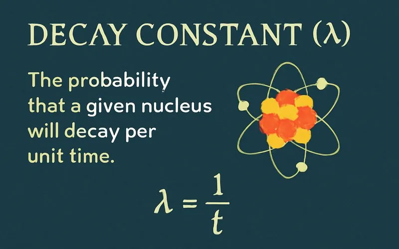 Decay constant (λ)