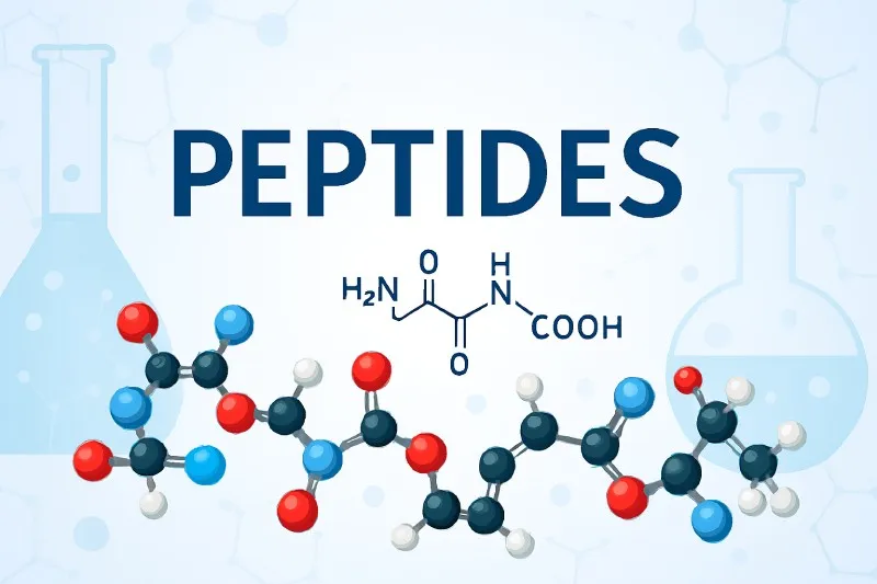 Peptides are short chains of amino acids