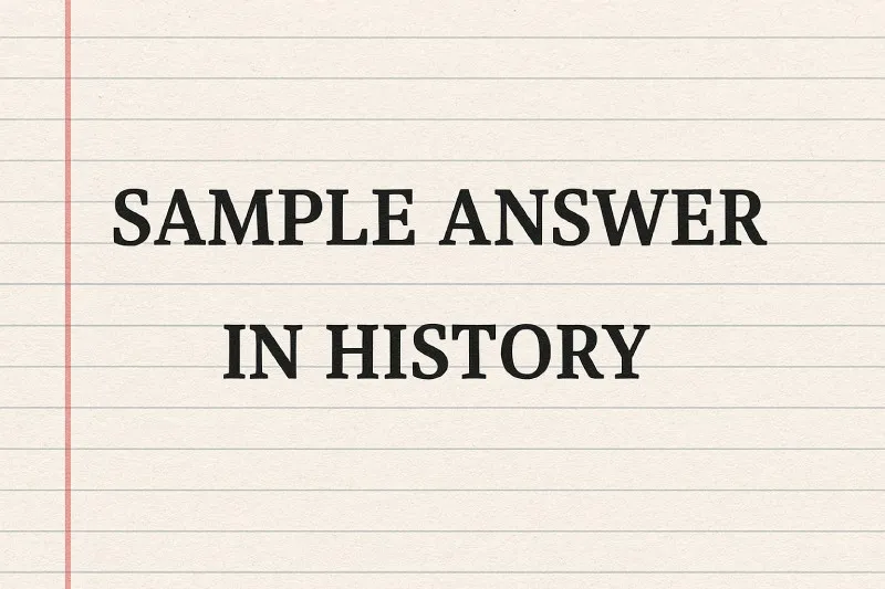 Sample answer: An example student response with commentary on its strengths and weaknesses