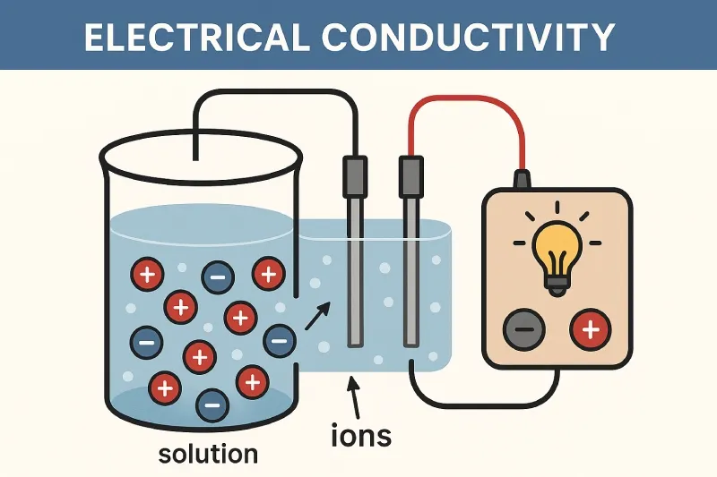 Electrical Conductivity: A physical property that indicates how well a substance can conduct electricity