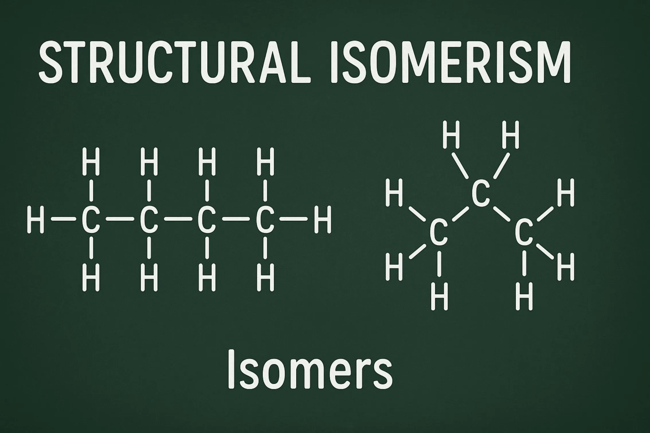 Structural Isomerism: Same atoms, different connectivity