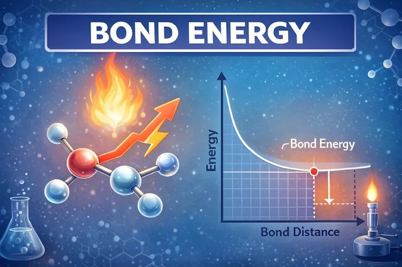 Bond energy measures the strength of a chemical bond