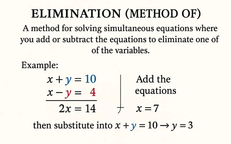 Elimination (Method of)