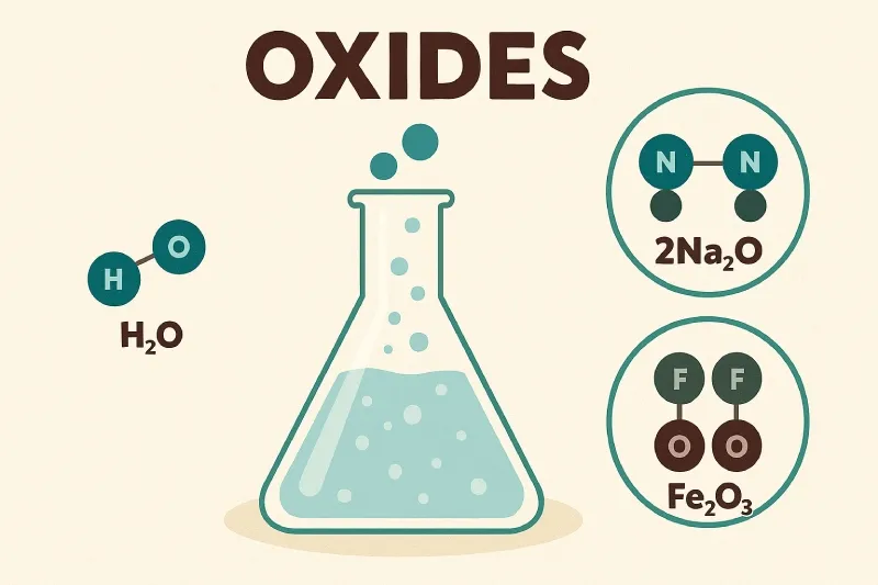 Oxides: Compounds formed when an element combines with oxygen