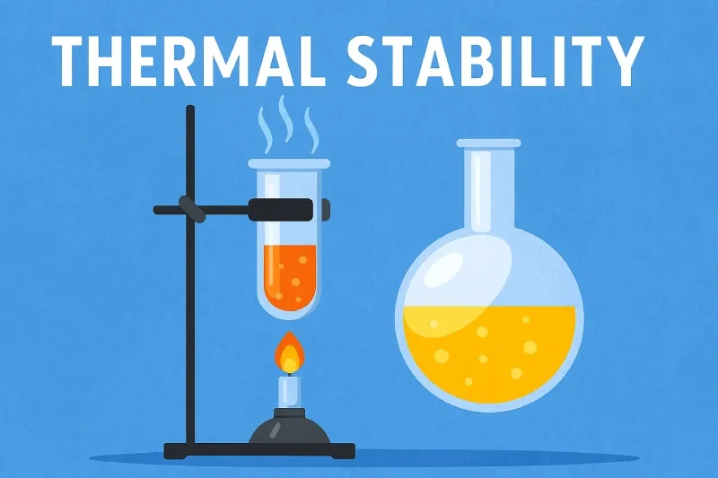 Thermal Stability: The resistance of a compound to decomposition when heated