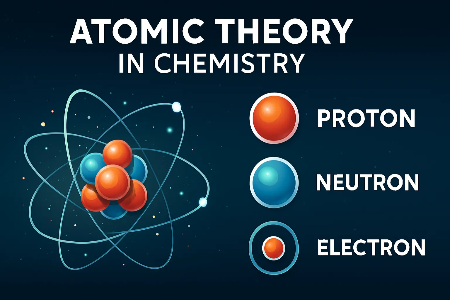 Atomic theory: All matter is made up of atoms