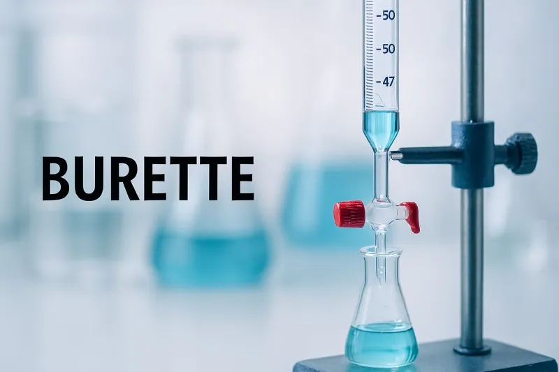 Burette: Graduated tube for precise liquid delivery
