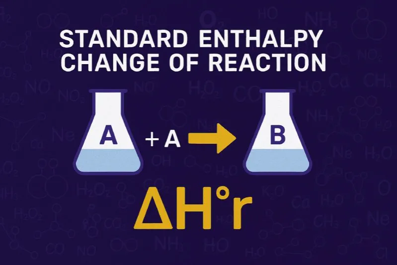 Standard Enthalpy Change of Reaction (ΔHᵣ°)