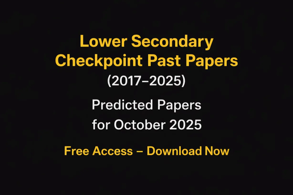 Cambridge Lower Secondary Checkpoint Past Papers Year 9 pdf