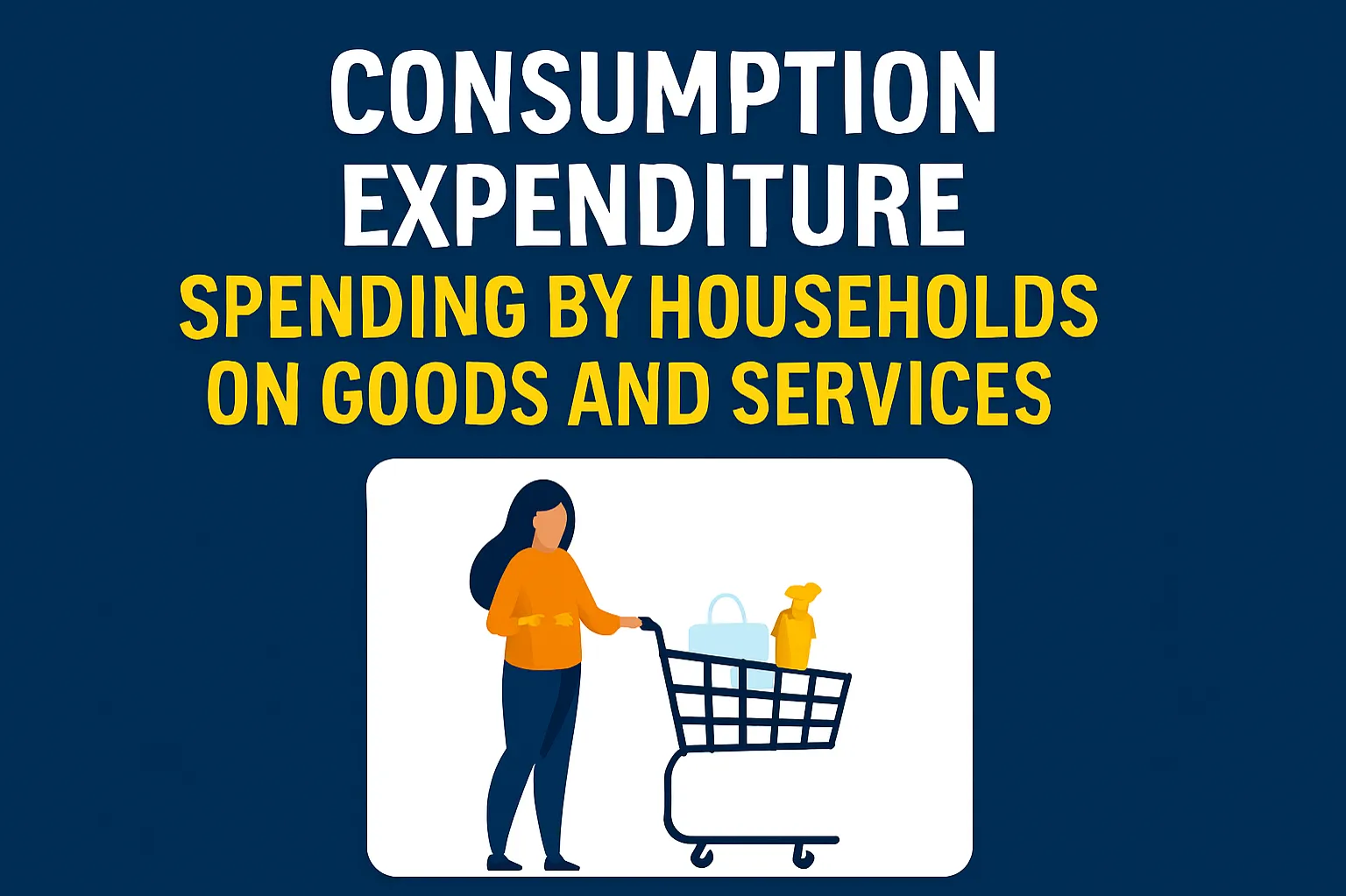 Consumption expenditure: spending by households on goods and services