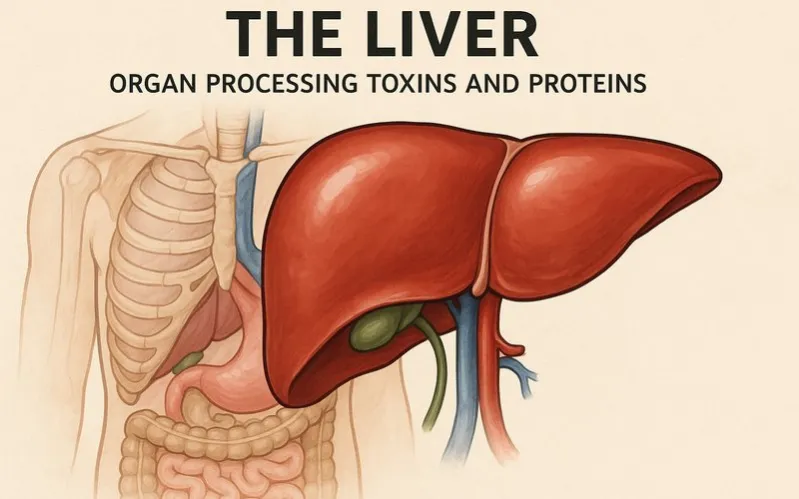 Liver: Organ processing toxins and proteins