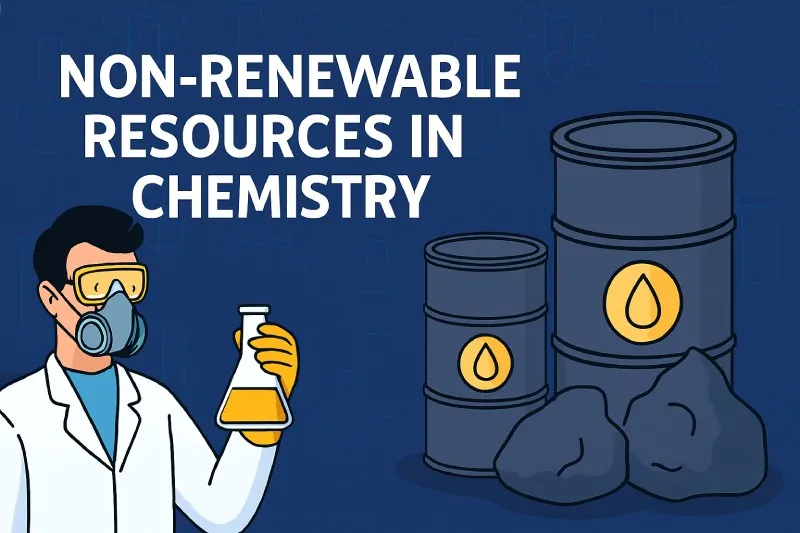 Non-renewable resources: Resources that cannot be replaced once used