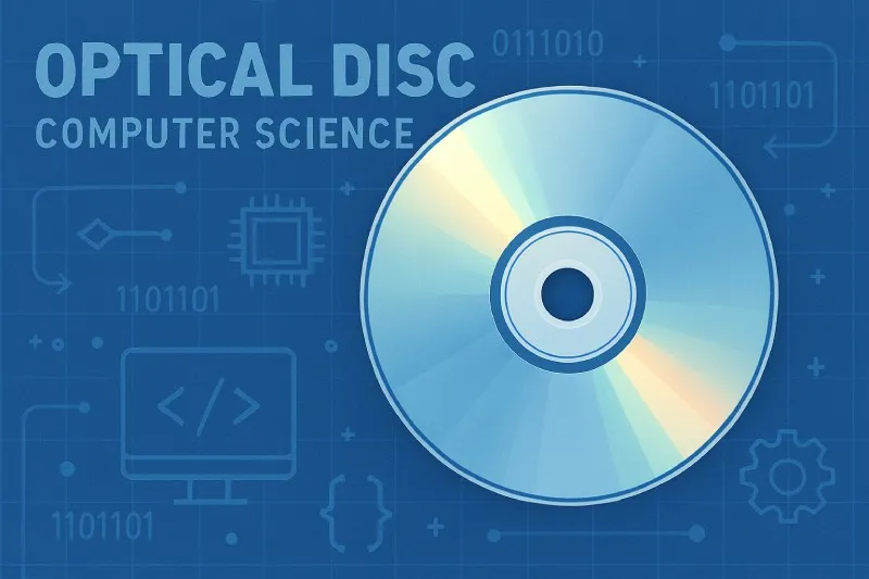 Optical Disc: Storage medium that uses laser light to read and write data