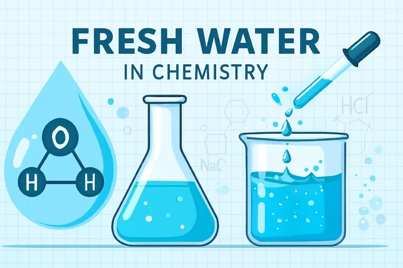 Fresh water: Water with low concentrations of dissolved salts