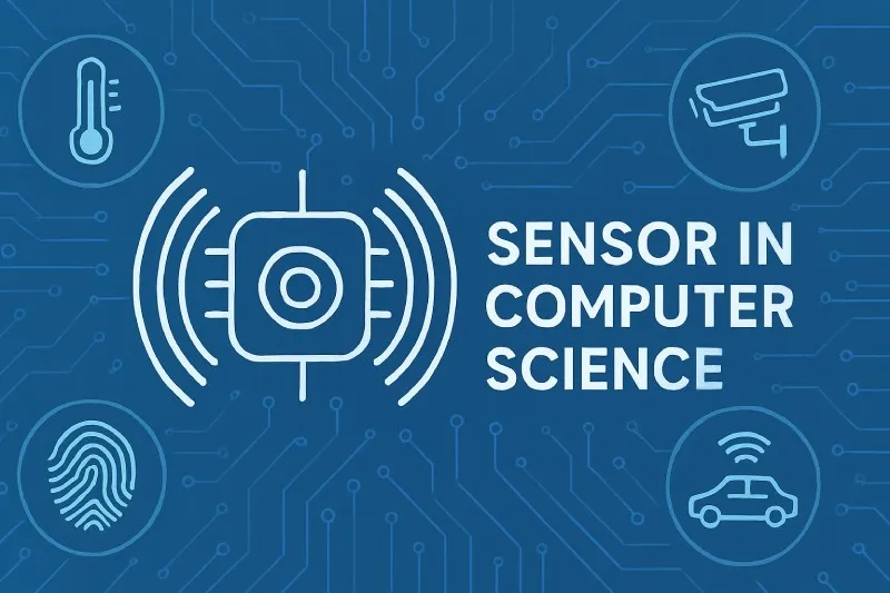 Sensor: A device that detects physical properties and converts them into electrical signals