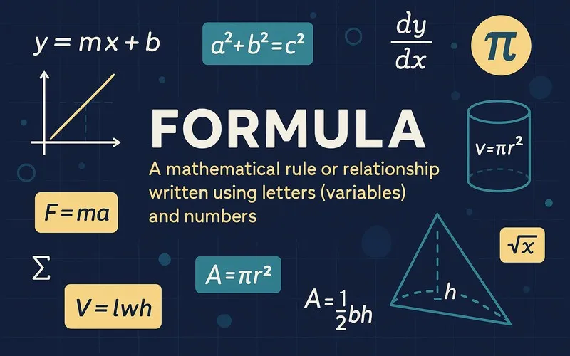 Formula (plural: Formulae)