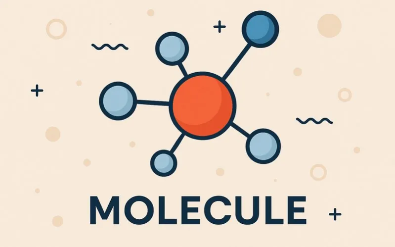 Molecule: Two or more atoms chemically bonded together