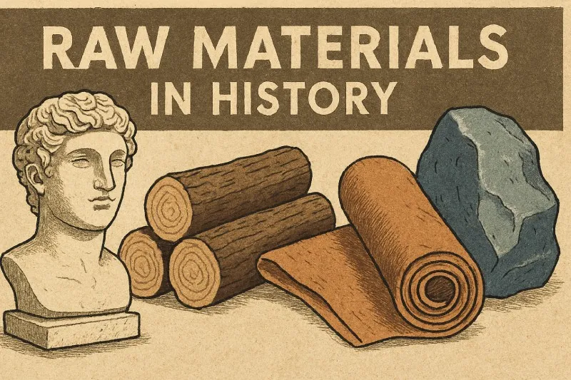 Raw Materials: Basic materials from which goods are made