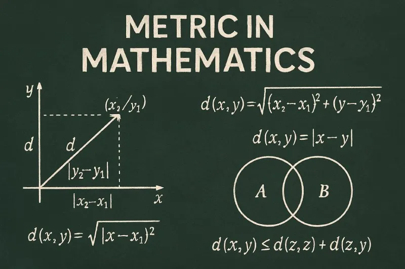 Metric: The metric system uses measurements that are fractions or multiples of meters