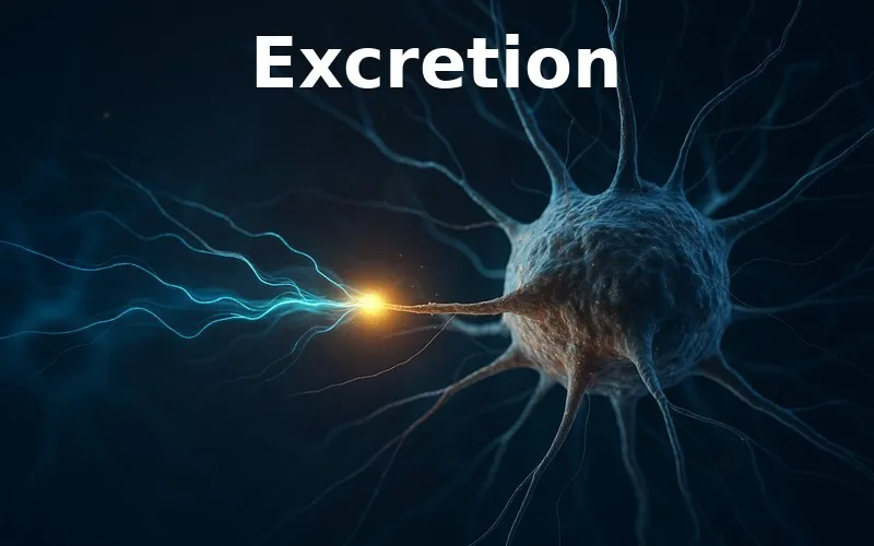 Excretion: Removal of waste products from the body