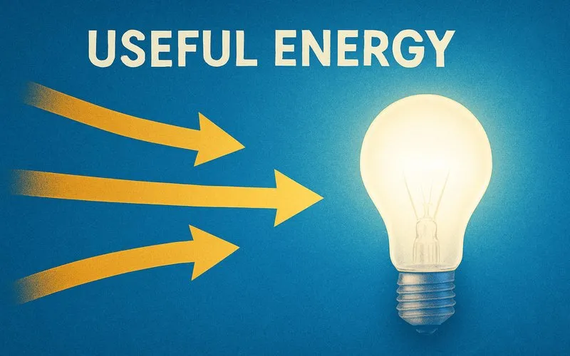 Useful energy: Energy transferred in a way that does the desired work