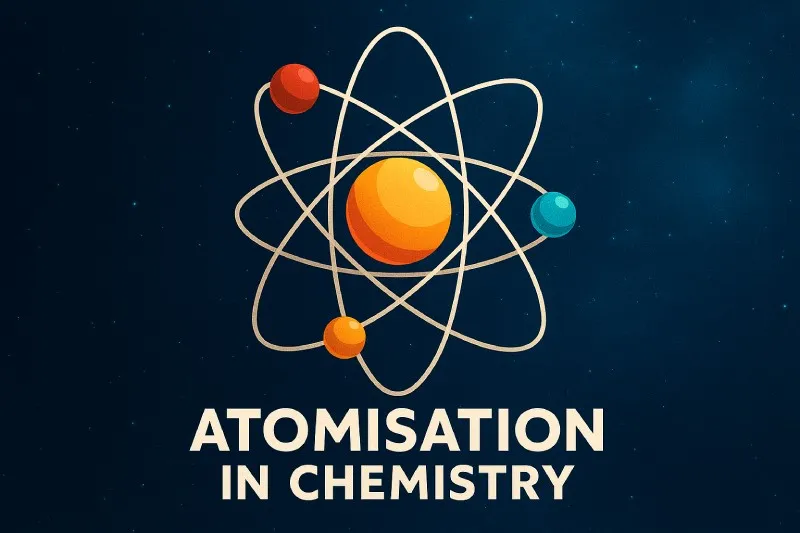 Atomisation: The process of converting a substance into separate, free atoms in the gaseous state