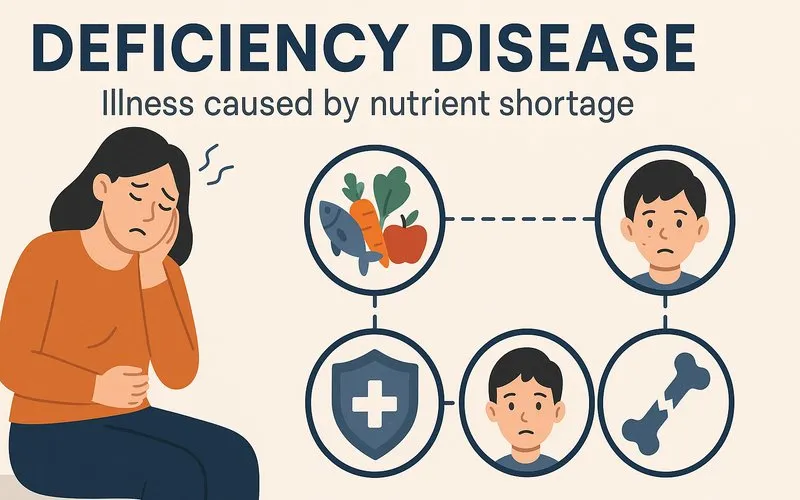Deficiency disease: Illness caused by nutrient shortage