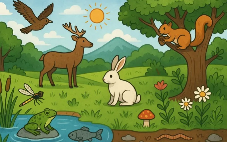 Ecosystem: Community of organisms and their environment together