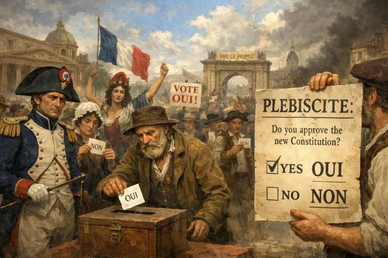 Plebiscite: A direct vote by the entire electorate on an important public question