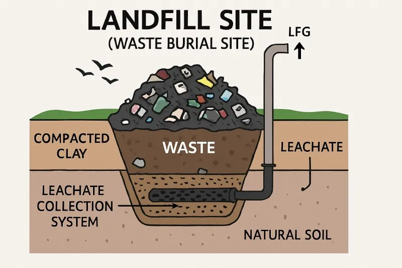 Landfill site (Waste burial site)