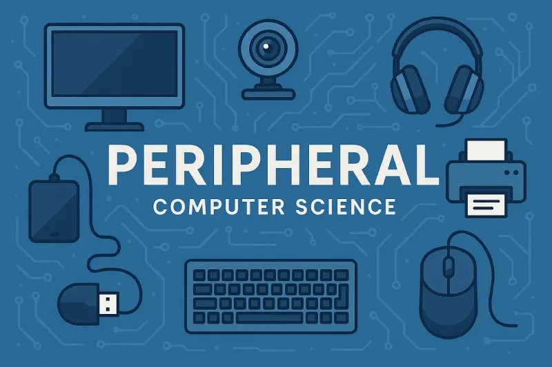 Peripheral: An external device connected to a computer
