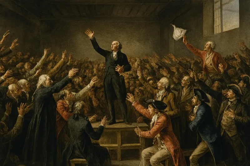 The Tennis Court Oath of 1789 
