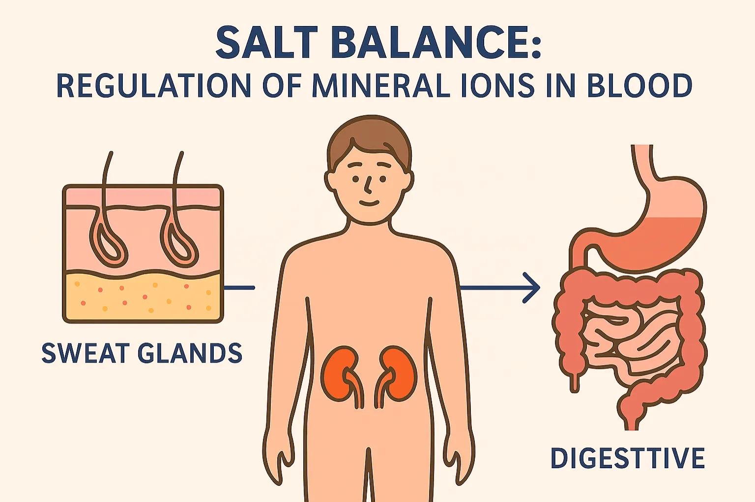 Sweat glands: Structures in skin producing sweat
