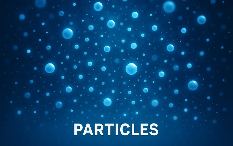 Particles: Tiny units of matter that make up substances