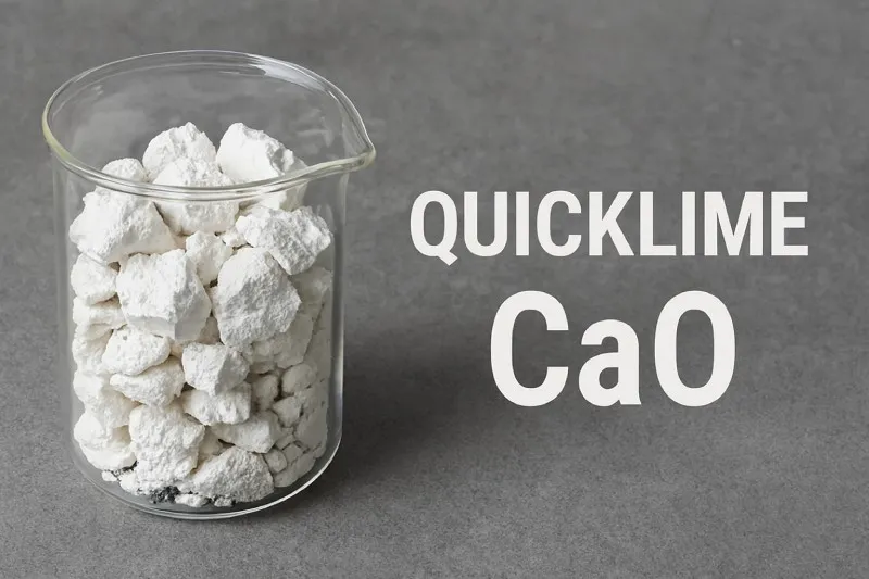 Quicklime (CaO): Calcium oxide