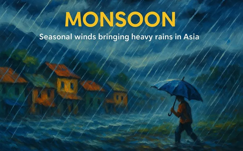 Monsoon: Seasonal winds bringing heavy rains in Asia