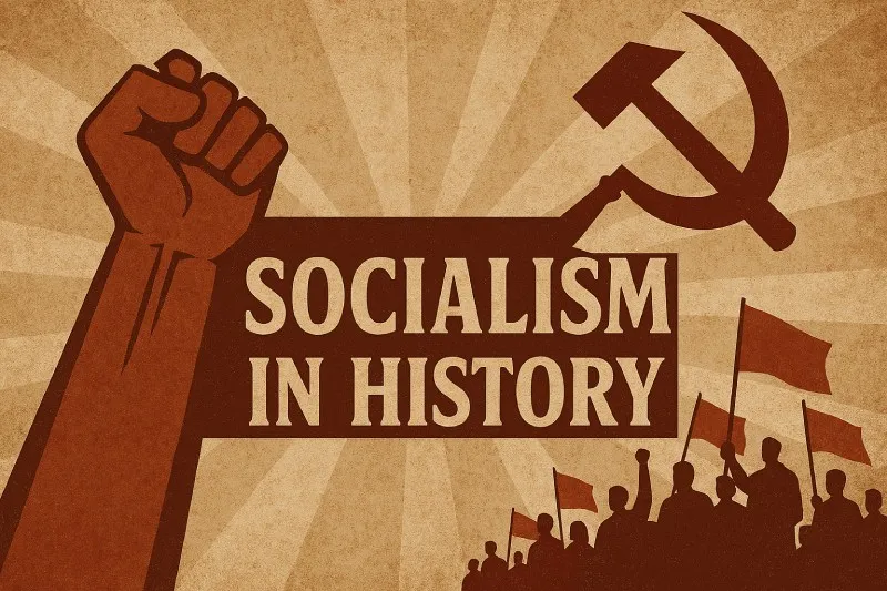 Socialism: A political and economic theory advocating for collective or governmental ownership of the means of production