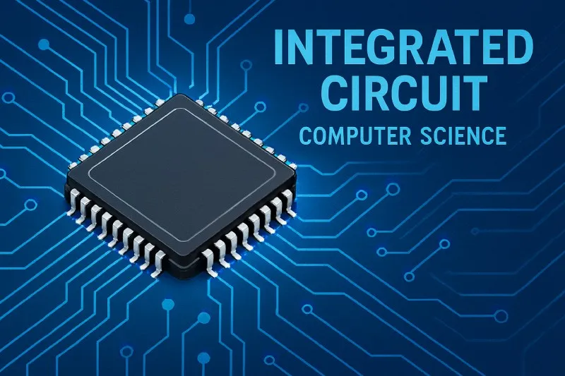 Integrated Circuit: A set of electronic circuits on a small chip of semiconductor material