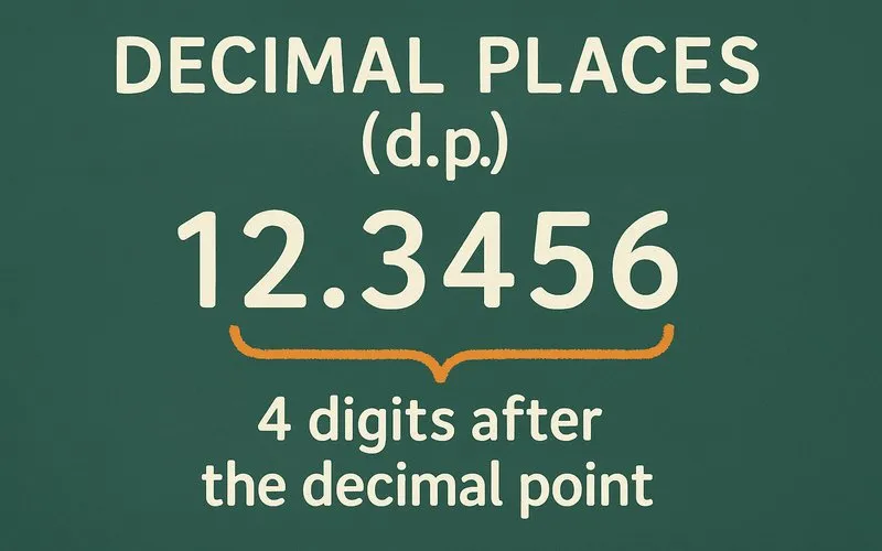 Decimal Places (d.p.)