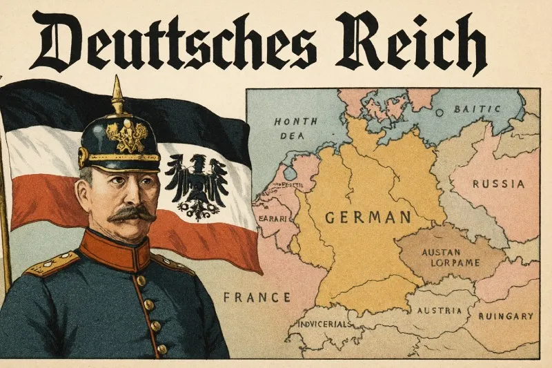 The German Empire unified Central Europe from 1871 to 1918