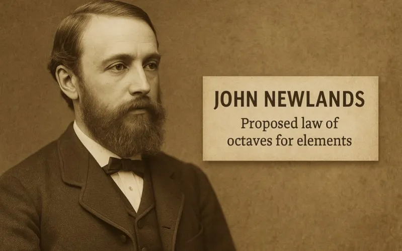 John Newlands: Proposed law of octaves for elements