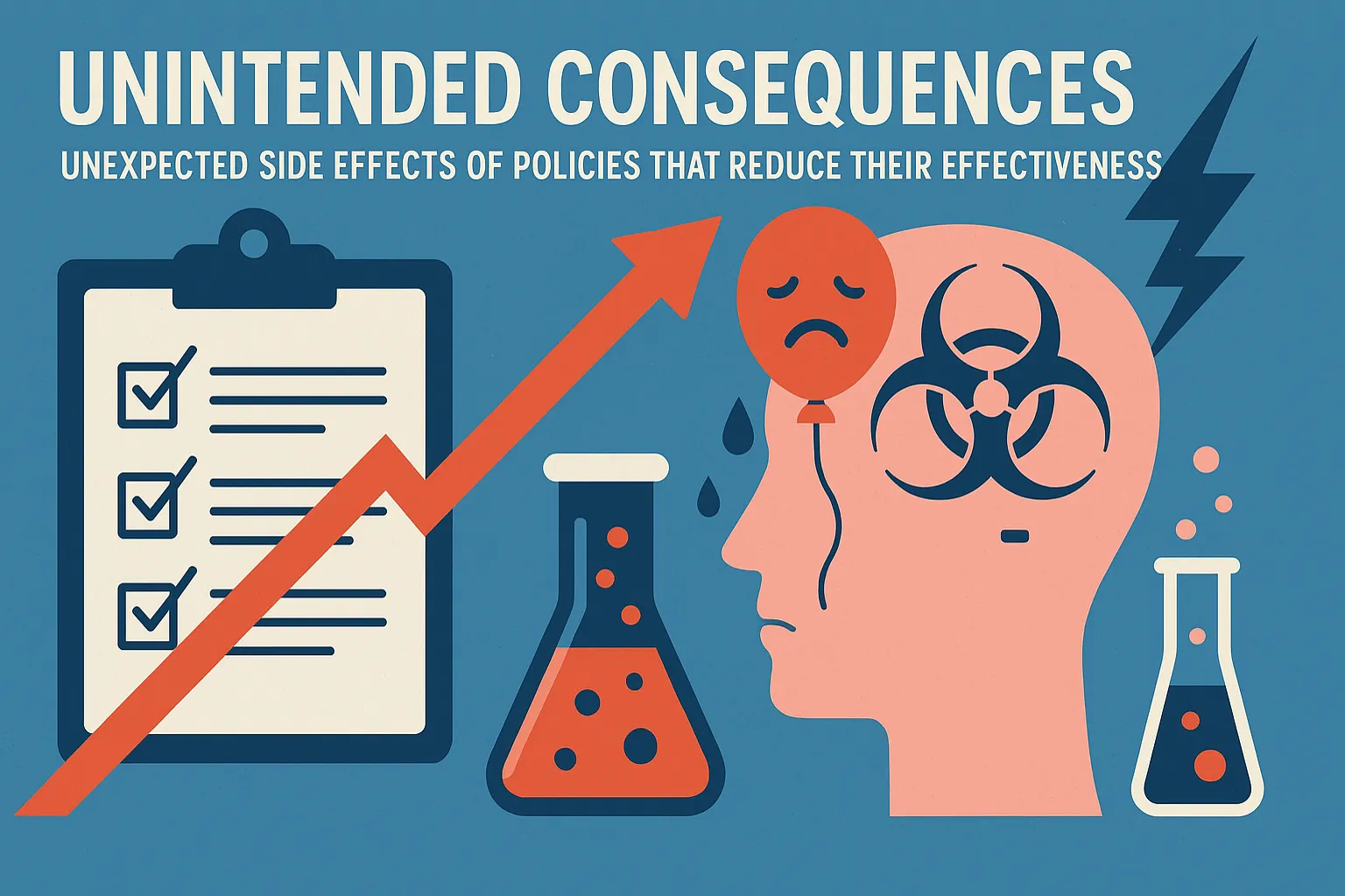 Unintended consequences: unexpected side effects of policies that reduce their effectiveness