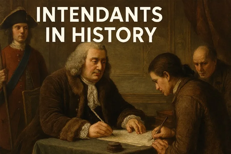 Intendants: Royal administrative officials under the Ancient regime, responsible for regional administration