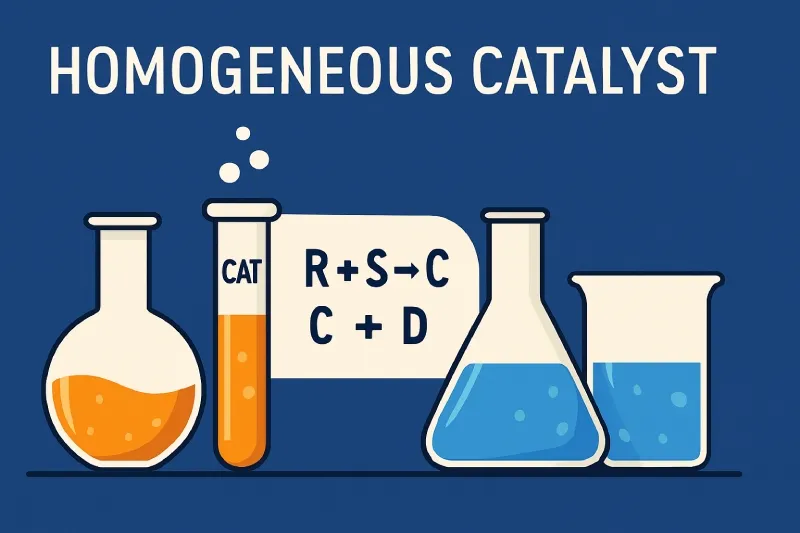 Homogeneous Catalyst: A catalyst that is in the same physical state (phase) as the reactants