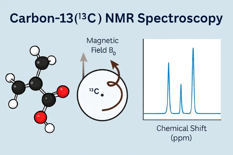 Carbon-13 (¹³C) NMR Spectroscopy: identifies carbon atoms in molecules by their chemical environment