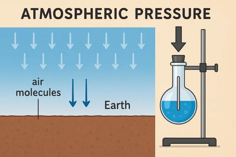Atmospheric pressure: Pressure exerted by the atmosphere at sea level