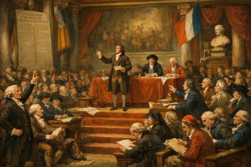 National Assembly: The revolutionary assembly formed by the Third Estate in June 1789, claiming to represent the sovereign people of France