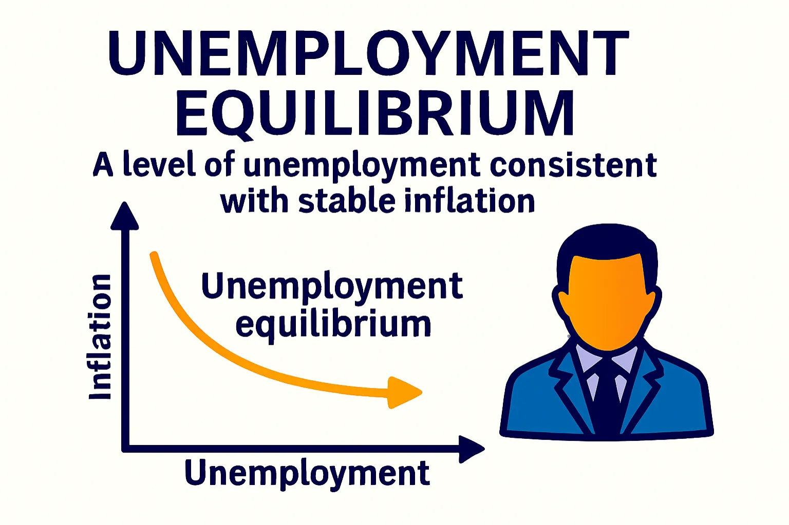 Unemployment equilibrium: A level of unemployment consistent with stable inflation.