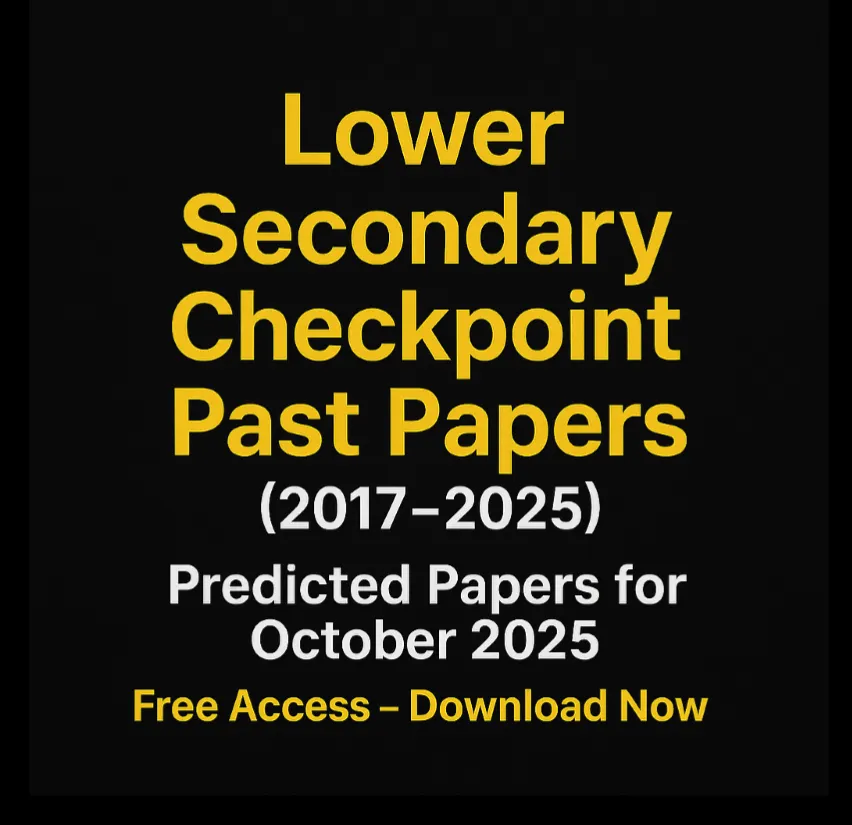 Lower Secondary Checkpoint Past Papers Year 9 pdf